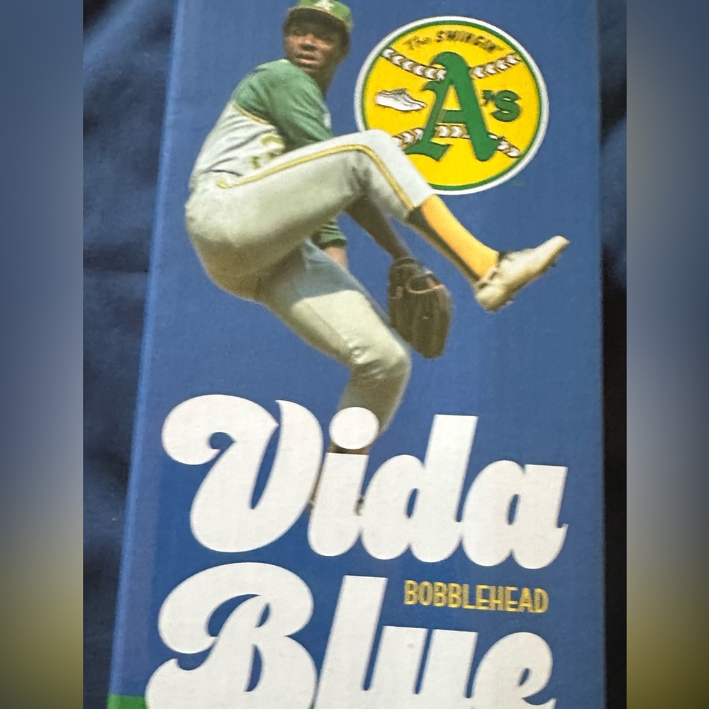 Vida Blue Bobblehead A’s NWT